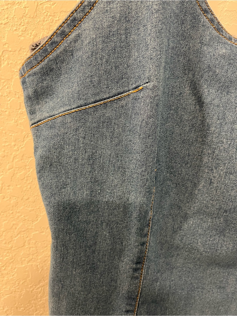 Highway Jeans Light Blue Denim Dress with Contrast Stitching - Picture 6 of 9
